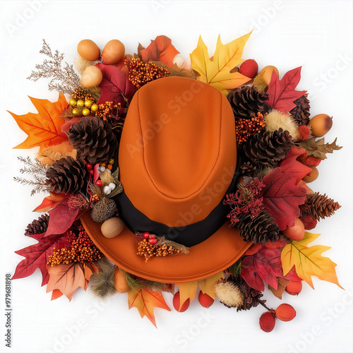 Pilgrim Hat Isolated