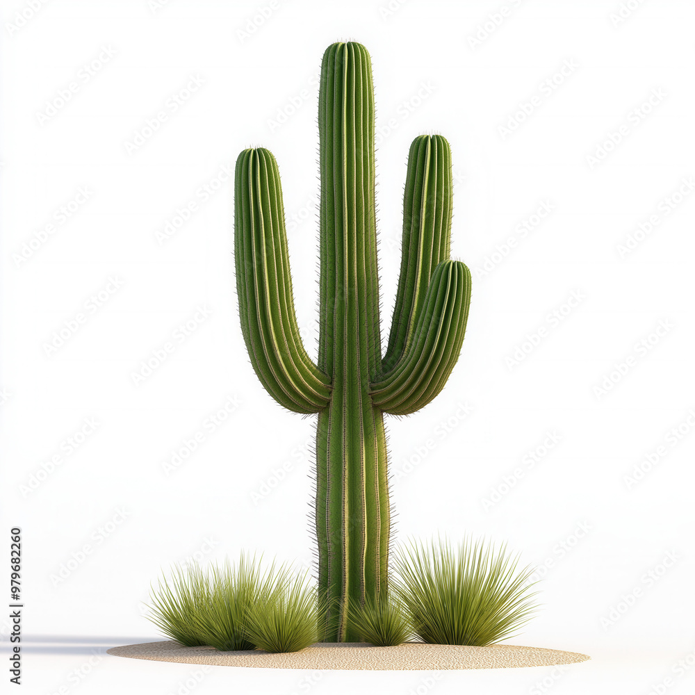 Saguaro Cactus Isolated Saguaro Cactus Isolated