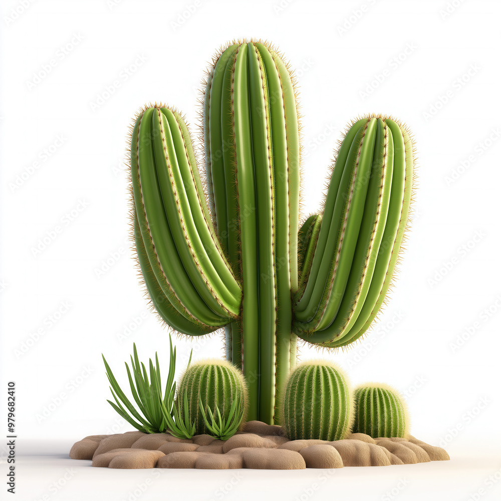 Saguaro Isolated Saguaro Isolated