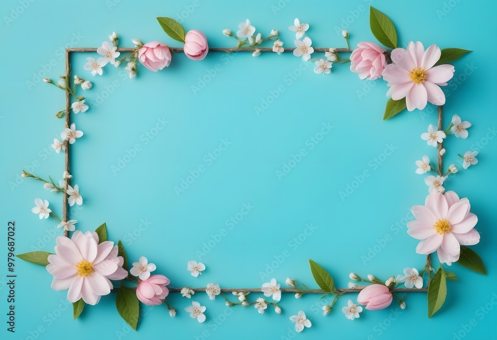 Apricot blossom, spring branches. Design for invitation, card, flyer, banner, poster. Blooming tree branch with pink flowers. Spring apricot flowers on a mint green background
Apricot blossom, spring branches. Design for invitation, card, flyer, banner, poster. Blooming tree branch with pink flowers. Spring apricot flowers on a mint green background