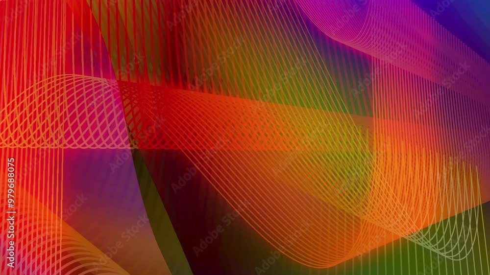 Neon multicolored lines and shapes abstract animation, motion graphics dynamic background. Neon multicolored lines and shapes abstract animation, motion graphics dynamic background.