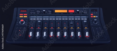 Professional audio control panel Gear designed for live performances and events