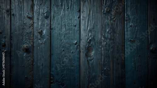 Dark Wooden Wall Texture in a Rustic Setting With a Smooth Finish Illuminated by Soft Light