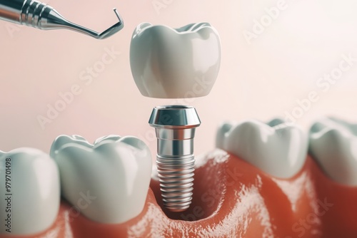 Dentist performing precise root canal treatment, removing infected pulp and thoroughly cleaning root canals. Focus on endodontic procedure, dental health, and infection prevention. Medical precision i