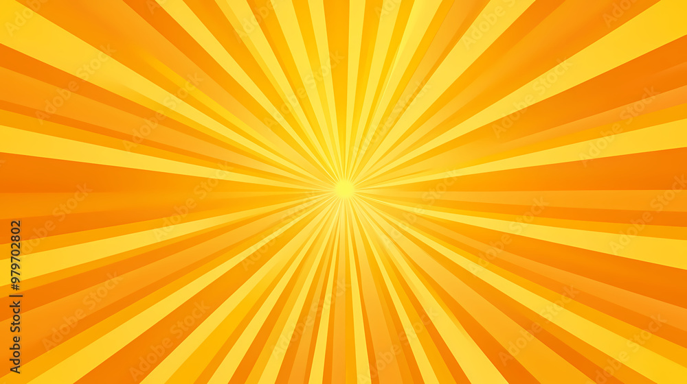 Bright yellow sunburst background with orange tones. Sunburst. Illustration Bright yellow sunburst background with orange tones. Sunburst. Illustration