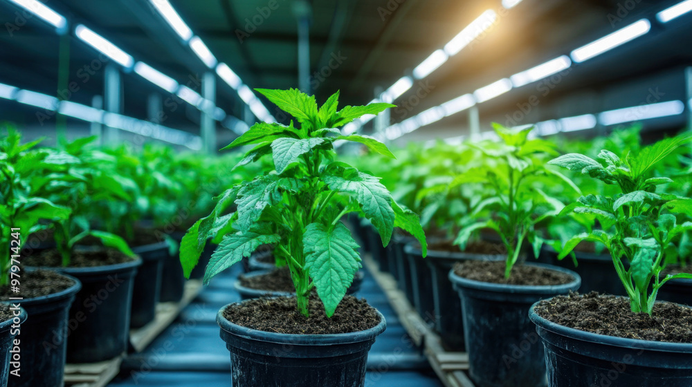 Solar panels installed over fields of crops, providing renewable energy while optimizing land use for agriculture Solar panels installed over fields of crops, providing renewable energy while optimizing land use for agriculture