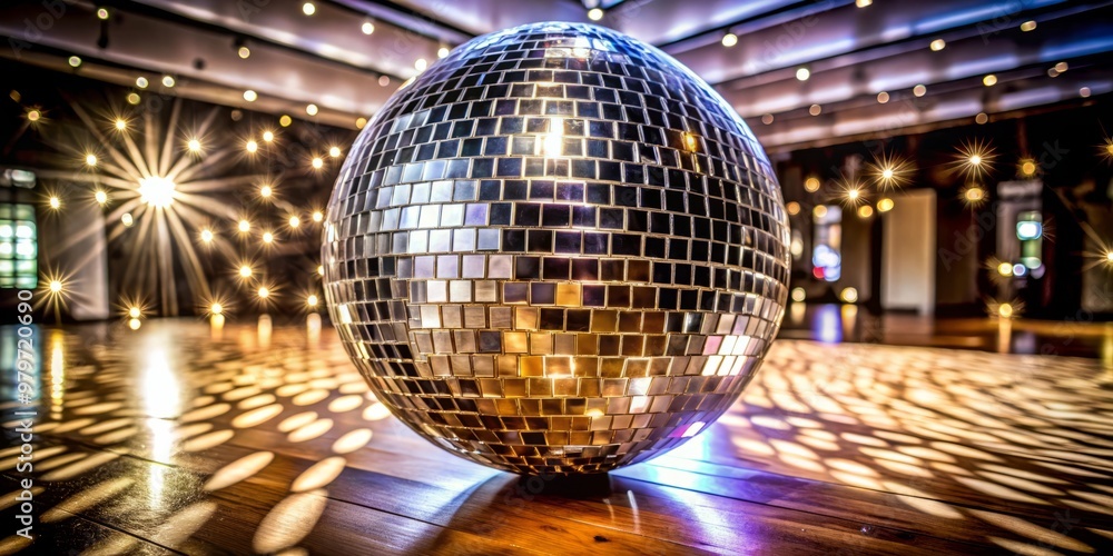 Obraz premium disco ball with dance floor