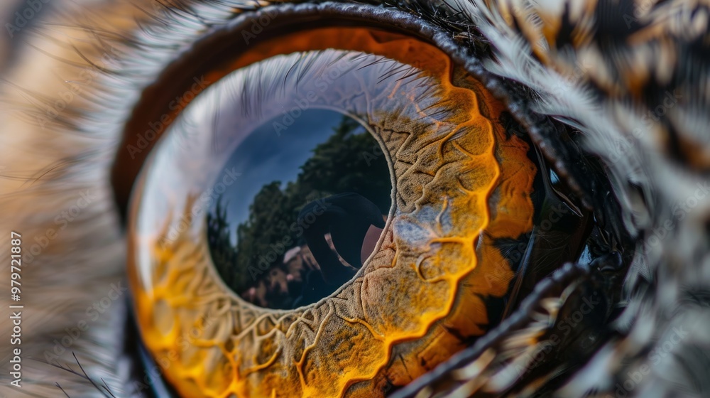 Fototapeta premium bird's eye generative ai