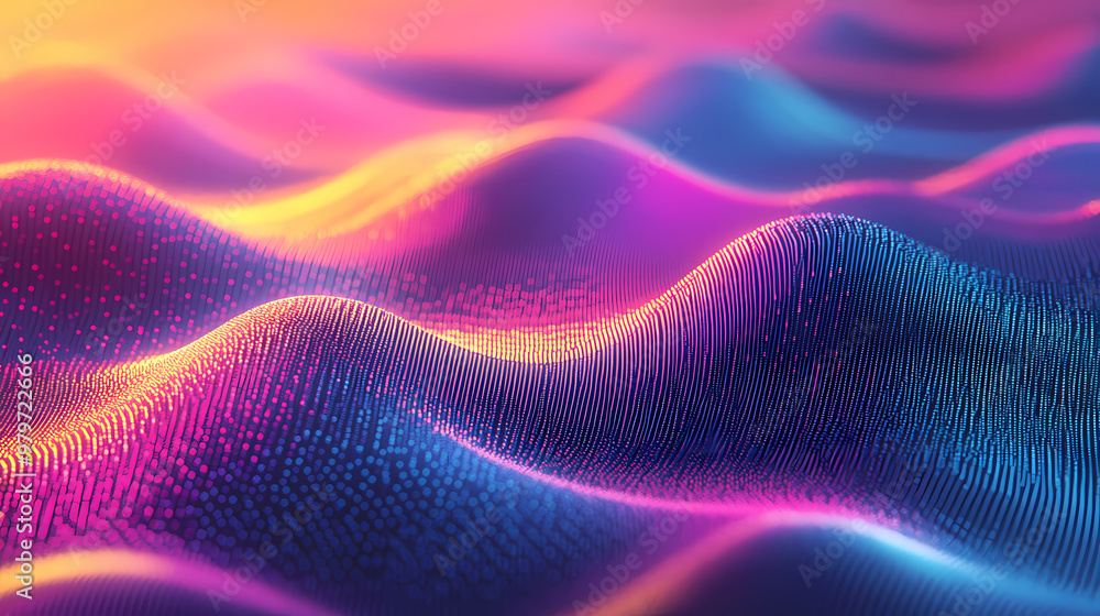 High-resolution abstract pixel wave design with vibrant color gradients for digital wallpaper. Vibrant Colors. Illustration High-resolution abstract pixel wave design with vibrant color gradients for digital wallpaper. Vibrant Colors. Illustration