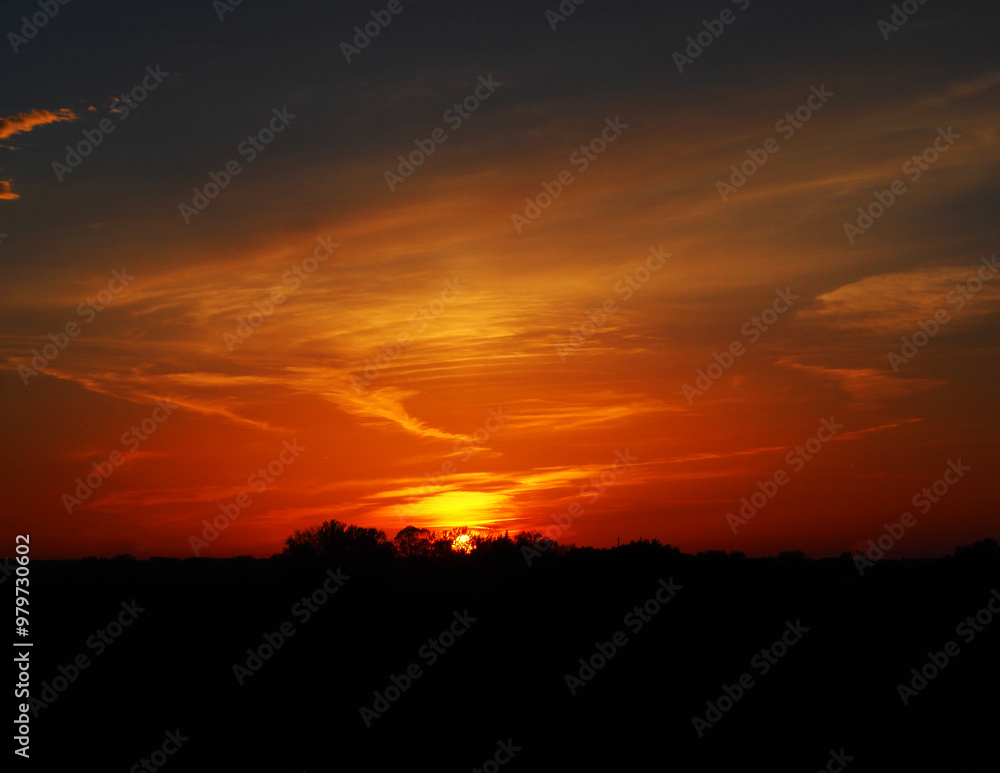 sunset in the sky sunset in the sky