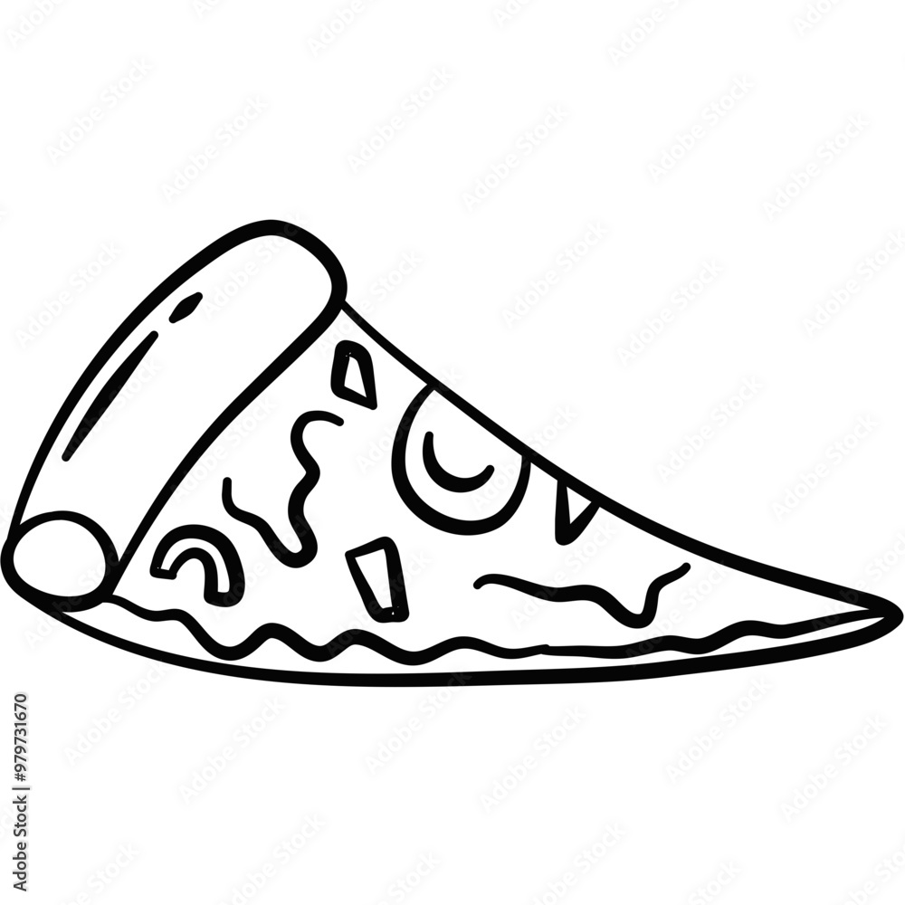 Hand drawn fast food