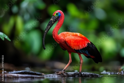 Trinidad and Tobago's Caroni Bird Sanctuary, home to flocks of scarlet ibis and other exotic wildlife photo