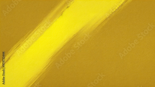 Yellow paint stripe on dark yellow background, desktop wallpaper, website background