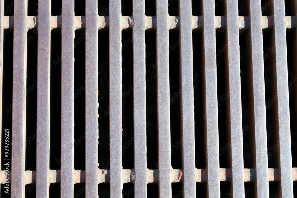 Obraz premium pattern of steel bars