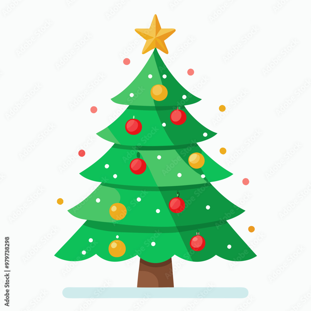 Christmas tree vector illustration, Download a high-quality, cartoon clipart, and line art design. Perfect for festive projects, printable, and digital designs for the holiday season. Christmas tree vector illustration, Download a high-quality, cartoon clipart, and line art design. Perfect for festive projects, printable, and digital designs for the holiday season.