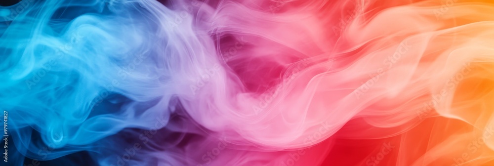 Abstract smoke design with pastel colors, symbolizing dreams, imagination, fluidity, energy and movement. Abstract smoke design with pastel colors, symbolizing dreams, imagination, fluidity, energy and movement.