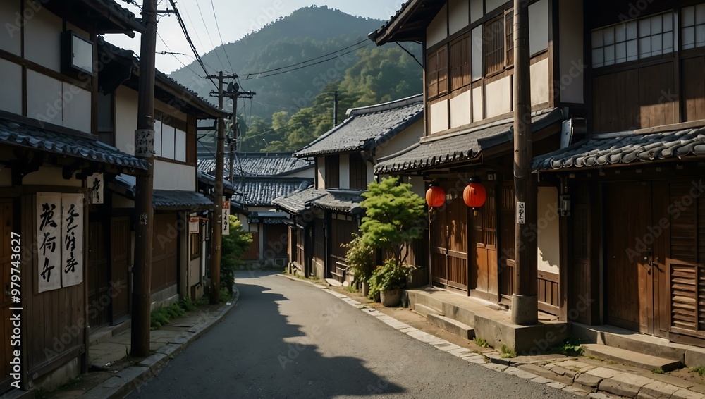 Historic townscape of Gujo Hachiman, Gifu Prefecture. Historic townscape of Gujo Hachiman, Gifu Prefecture.