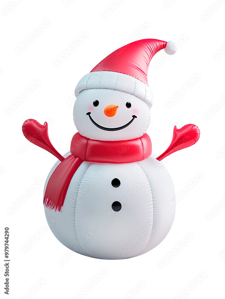 Cute 3d cartoon snowman on a transparent background. New Year and Merry Сhristmas clipart Cute 3d cartoon snowman on a transparent background. New Year and Merry Сhristmas clipart