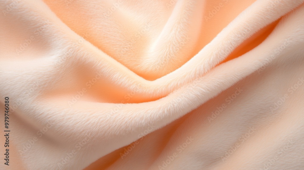This soft and luxurious peach-colored faux fur texture is perfect for adding a touch of elegance and warmth to any project. It's ideal for upholstery, clothing, accessories, and more. Its versatility This soft and luxurious peach-colored faux fur texture is perfect for adding a touch of elegance and warmth to any project. It's ideal for upholstery, clothing, accessories, and more. Its versatility