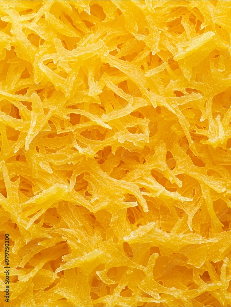 Yellow Seaweed Texture in Vibrant Close-Up View. Yellow Seaweed Texture in Vibrant Close-Up View.