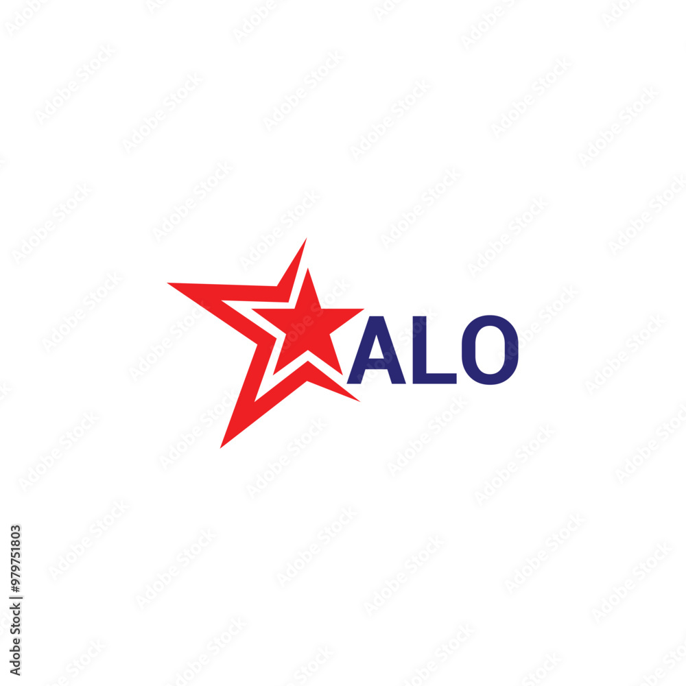 ALO Letter Initial Logo Design Template Vector Illustration ALO Letter Initial Logo Design Template Vector Illustration