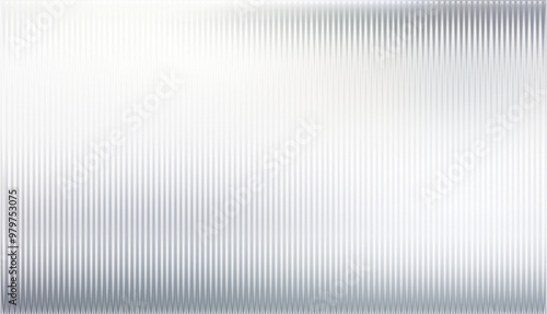 Vector ribbed glass texture background. Light grey ribbed glass. Natural color glass. Mesh gradient. acrylic ribbed bath surface. Reeded glass background semitransparent overlay. Bath wall window
