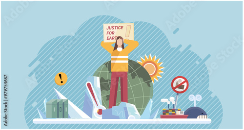Climate change. Save the planet. Justice for Earth. On World Environment Day, lets pledge to make positive environmental changes Environmental protection is essential to counteract impacts global