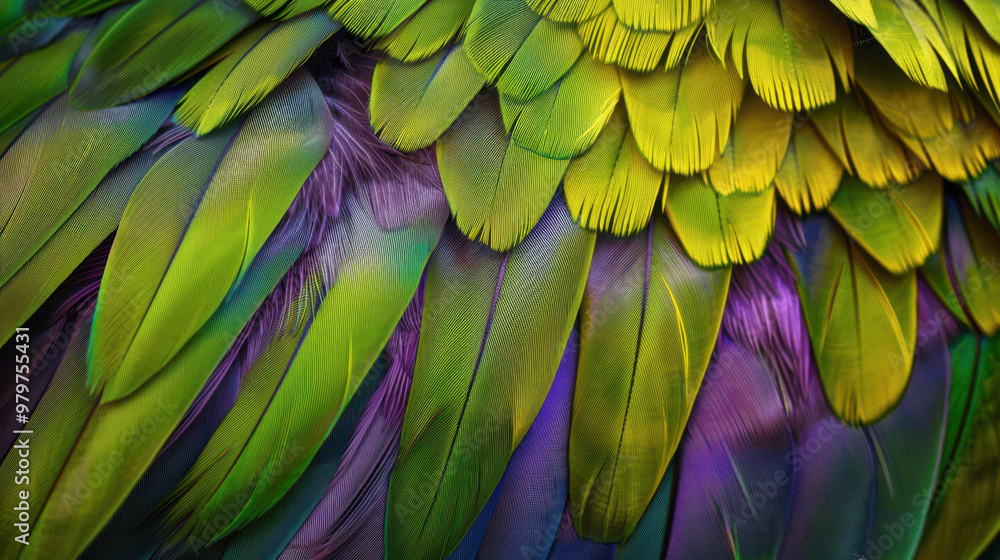 The Colorful Feathered Texture The Colorful Feathered Texture