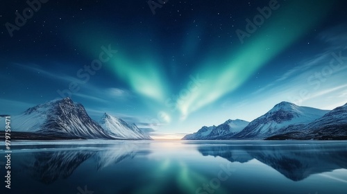 Antarctic atmosphere, aurora Australis, night sky spectacle.