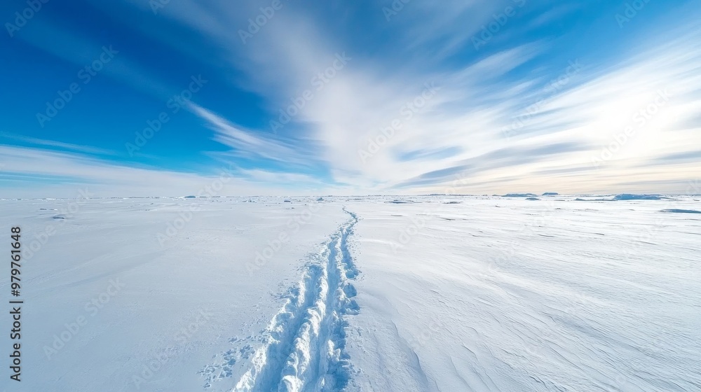 Antarctic ice desert, polar chill, vast frozen expanse. Antarctic ice desert, polar chill, vast frozen expanse.
