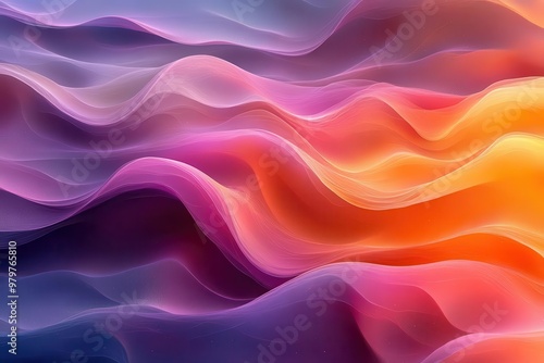Wallpaper Mural abstract organic panorama with fluid shapes and gradient colors dynamic composition evoking natural phenomena Torontodigital.ca