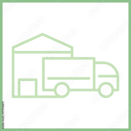 Warehouse Icon Deign
