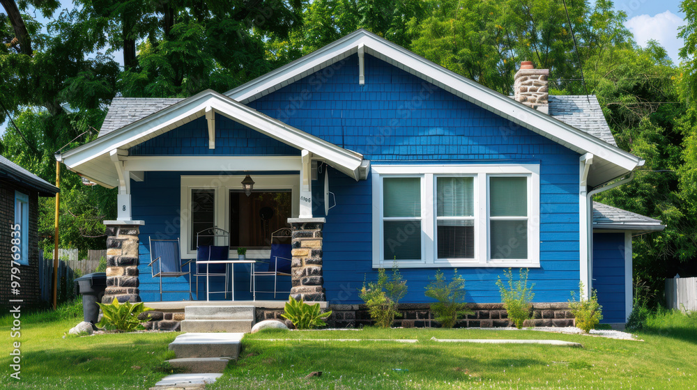 The Charming Blue Family House The Charming Blue Family House