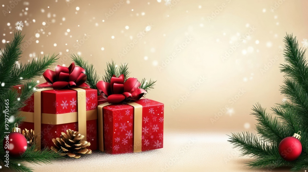 christmas background with gift boxes christmas background with gift boxes