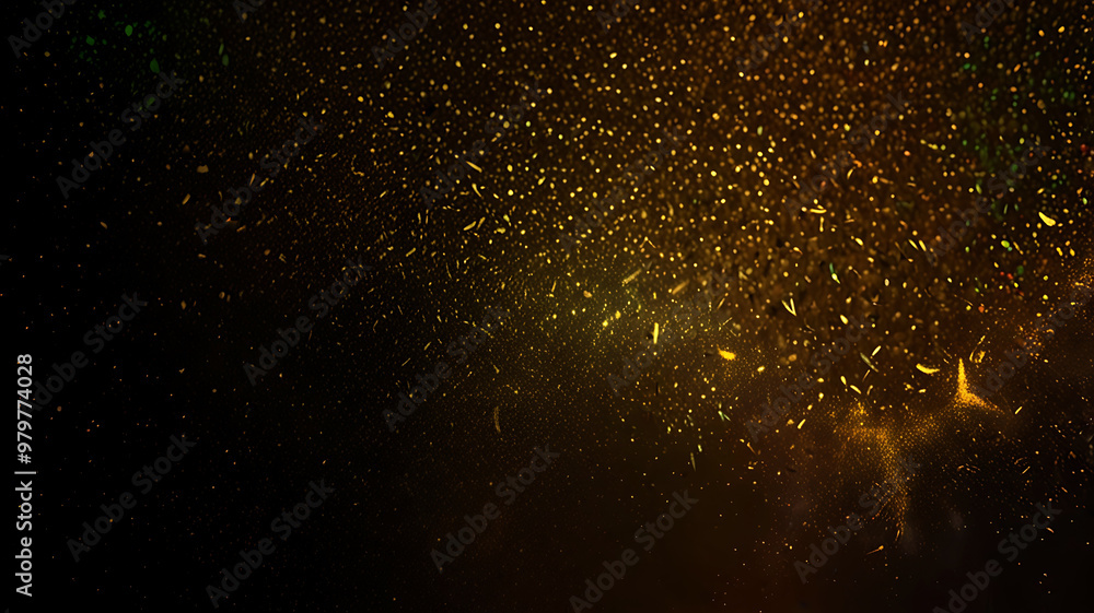 Golden Lights Glitter design Abstract background Golden Lights Glitter design Abstract background