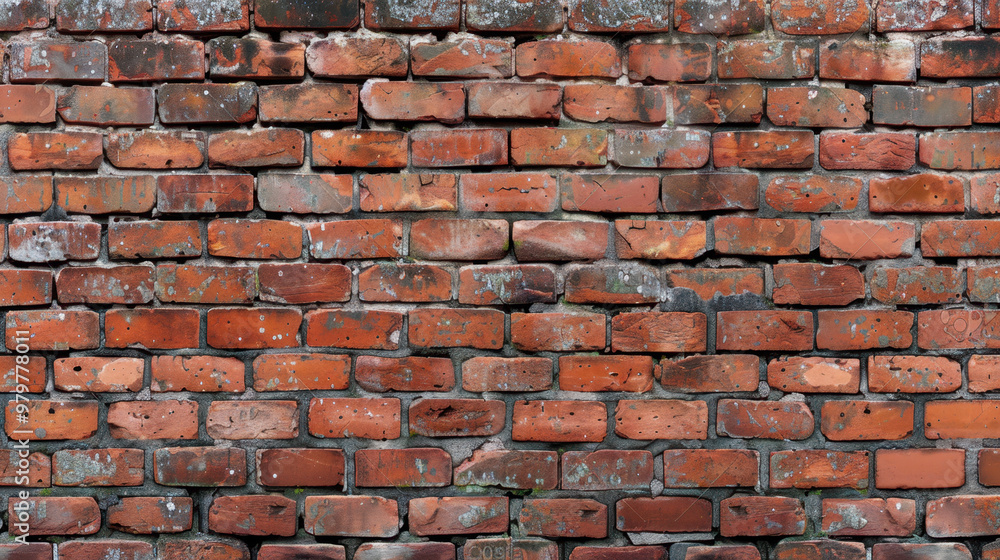 Obraz premium The Weathered Brick Wall