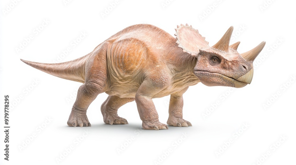 A dinosaur with a horn on its head A dinosaur with a horn on its head