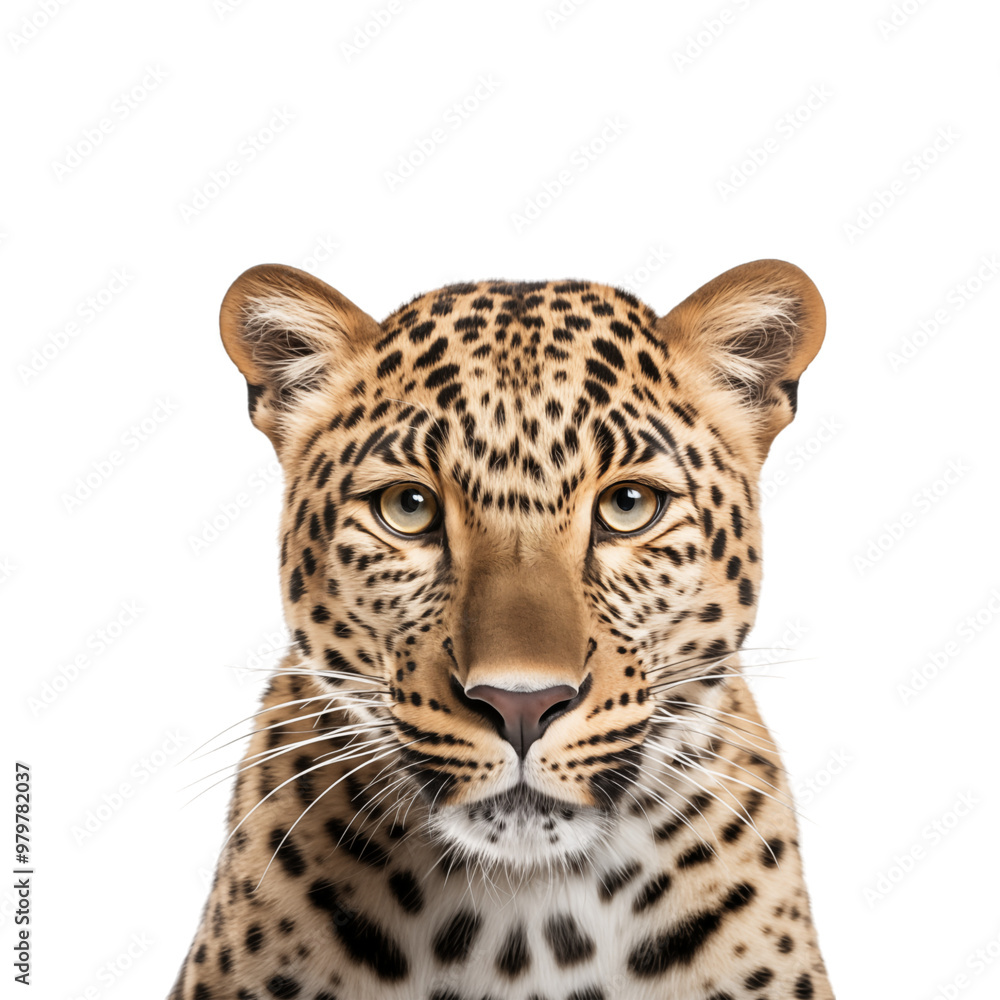 Leopard striking pose for camera. Ideal for wildlife publications, nature blogs, or educational materials centered on big cats and wildlife conservation. Generative AI Leopard striking pose for camera. Ideal for wildlife publications, nature blogs, or educational materials centered on big cats and wildlife conservation. Generative AI