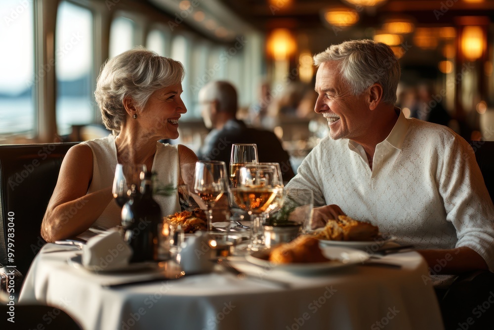 A man and woman are sitting at a table with other people A man and woman are sitting at a table with other people