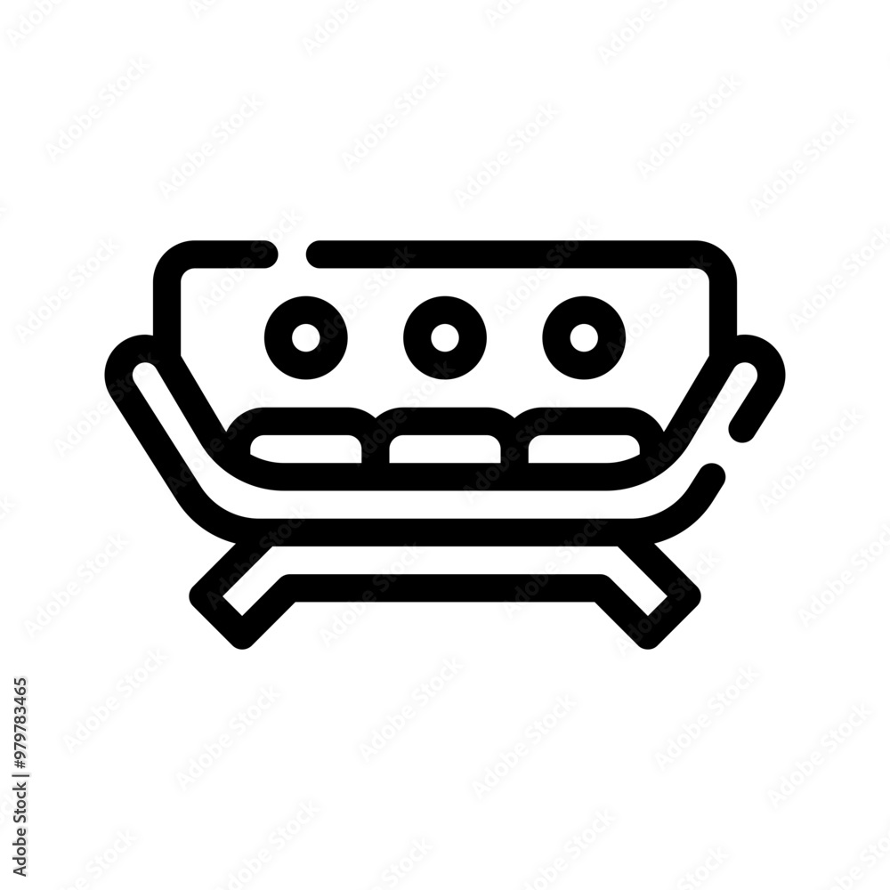 couch line icon couch line icon