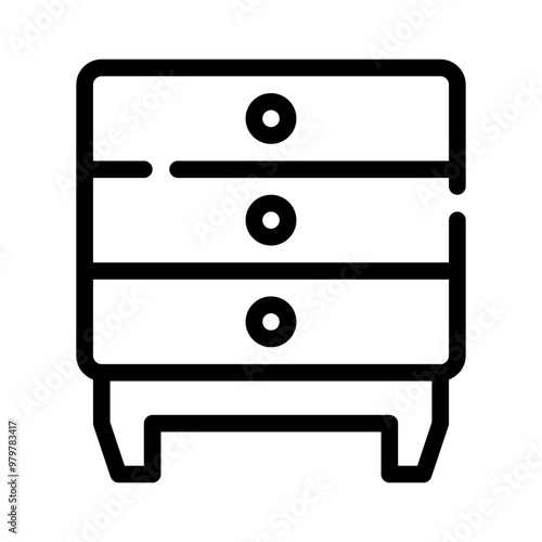 bedside line icon