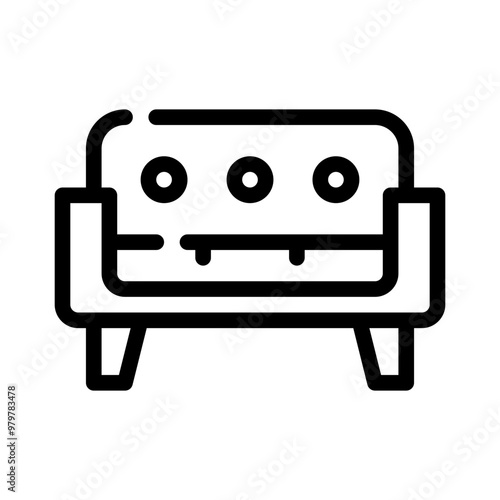 chair line icon