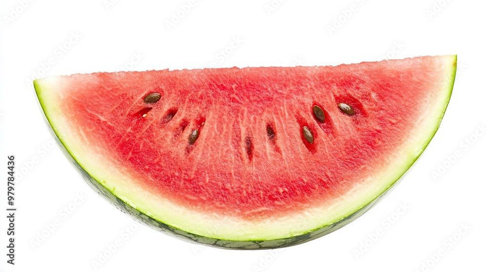 Fresh and juicy watermelon slice showcasing its vibrant red flesh and black seeds, perfect for summer and healthy snacks. Fresh and juicy watermelon slice showcasing its vibrant red flesh and black seeds, perfect for summer and healthy snacks.