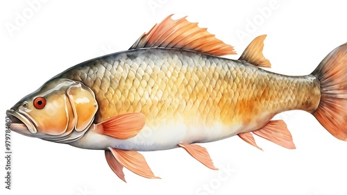 fish isolated on white background