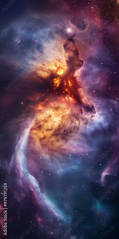 Fototapeta premium background with stars, space galaxy background, background with space, galaxy in the space with stars