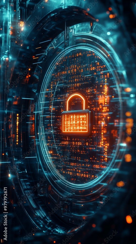 Obraz premium The Data Vault, Digital Identity and Authentication