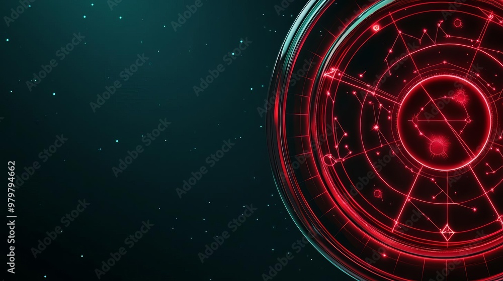 Astrology symbolism, modern take, glowing elements, dynamic aesthetics Astrology symbolism, modern take, glowing elements, dynamic aesthetics