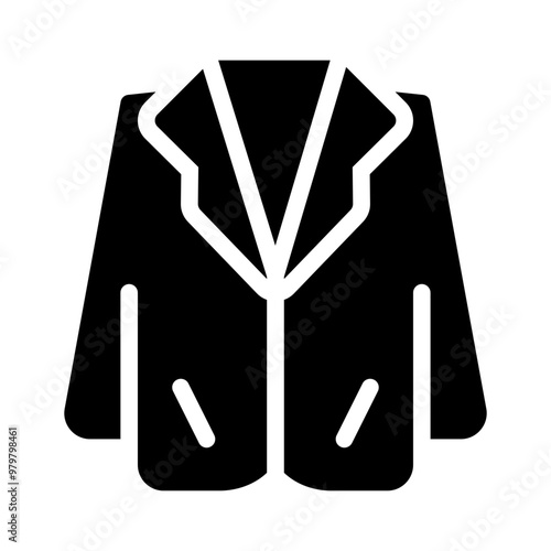 formalwear glyph icon