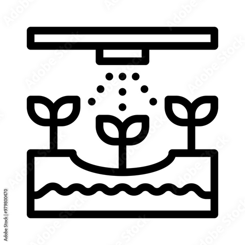 irrigation line icon