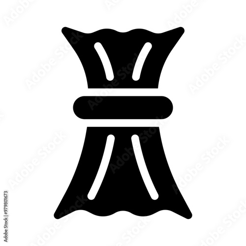 combine harvester glyph icon